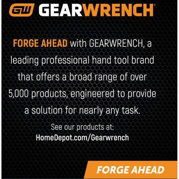 GEARWRENCH 72-Tooth 12-Point SAE Reversible Half Moon Double Box