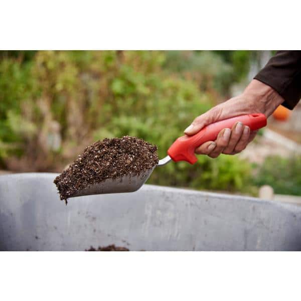 Corona Red ComfortGEL Stainless Steel Garden Hand Scoop