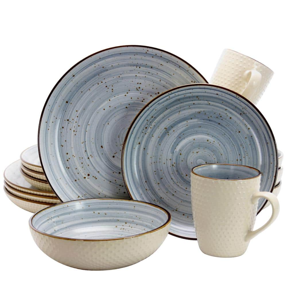 Certified International Farmhouse 16 pc Dinnerware Set, Multicolored, 10.75  Inches, Service for 4