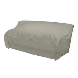 Duck Covers 77 in. Outdoor Sofa Cover with Integrated Duck Dome in Moon Rock