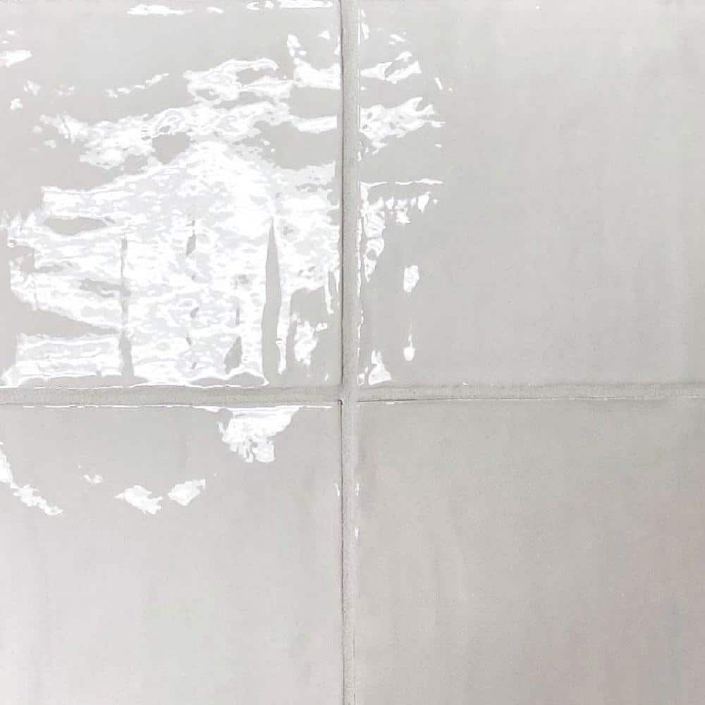 Apollo White 5x5 Polished Ceramic Subway Tile