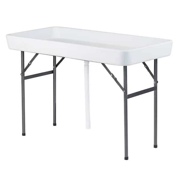 Hiland 15 qt. Gray Fill and Chill Table Cooler