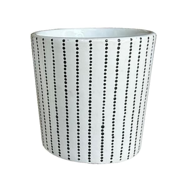 5 in. Dia x 4. 625 in. H Turner Melamine Decorative Pot