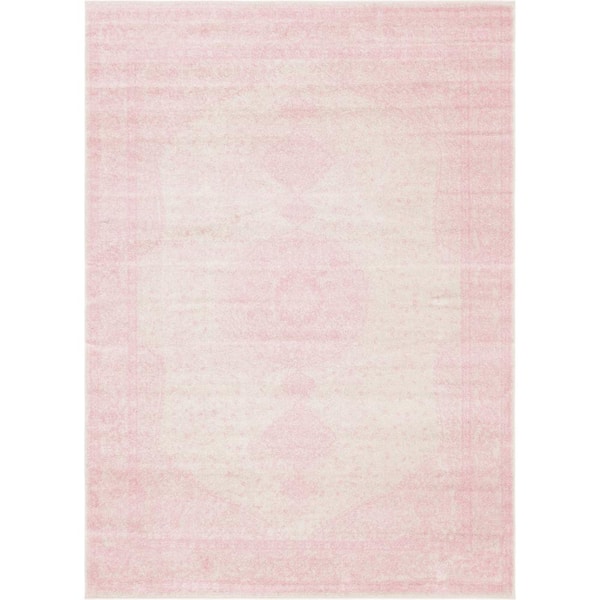 Unique Loom Bromley Midnight Pink 8 ft. x 11 ft. Area Rug