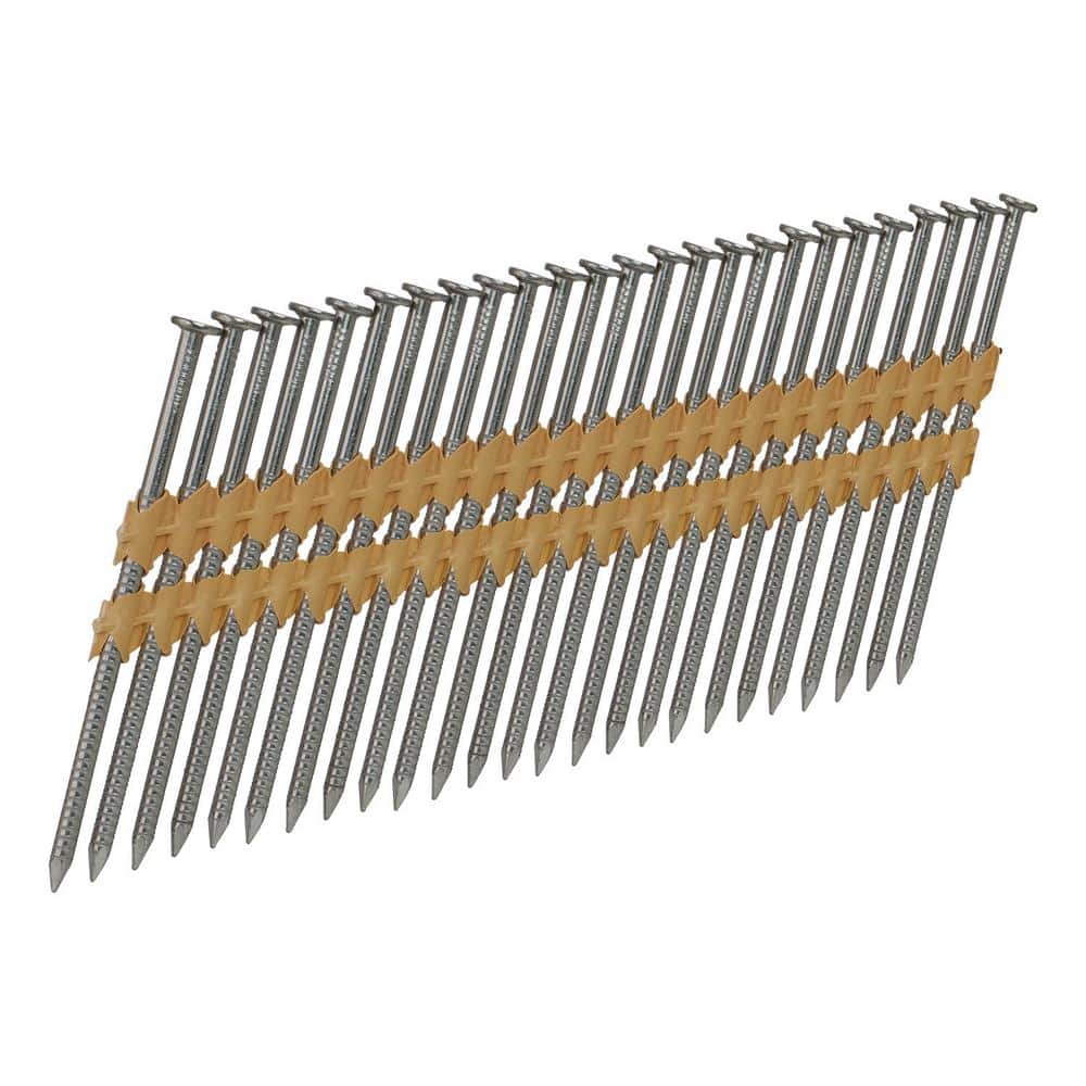 0.120 in. D x 3 in. L 21-Degree Stainless Steel Plastic Collated Ring Shank