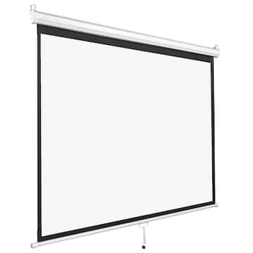 72 in. Diagonal 4:3 Manual Pull-Down Projector Screen