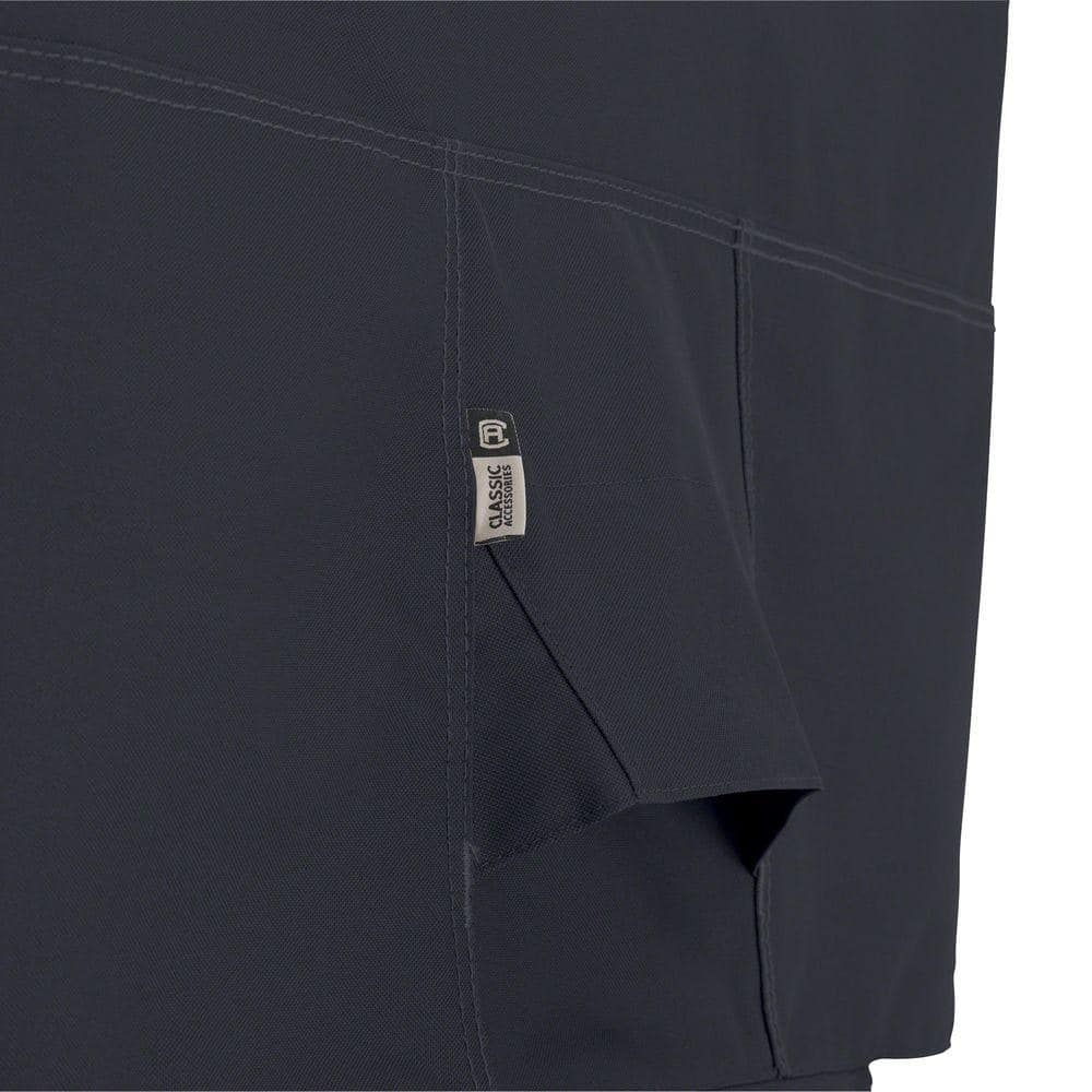 Ravenna Black Water-Resistant Medium BBQ Grill Cover