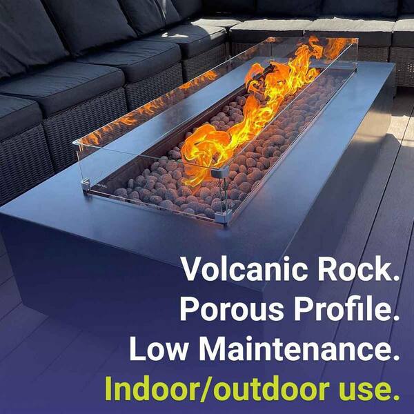 FLASLD 38 Inch Round Fire Pit Mat For Patio And Lawn Protection, Heat Shield Under Grill And Fireplace Mat