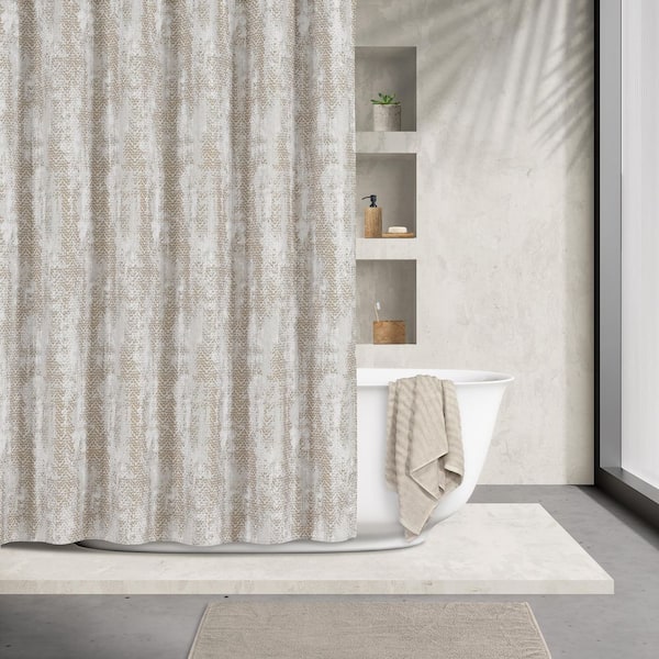 Unbranded Raven Camel Polyester Shower Curtain 72 in. x 72 in.