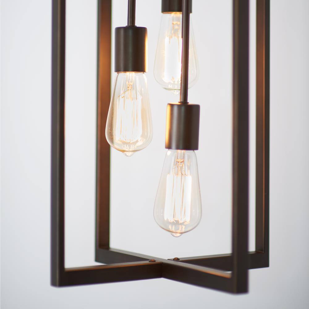 Classic Bronze Sputnik Chandelier with Incandescent Ambience