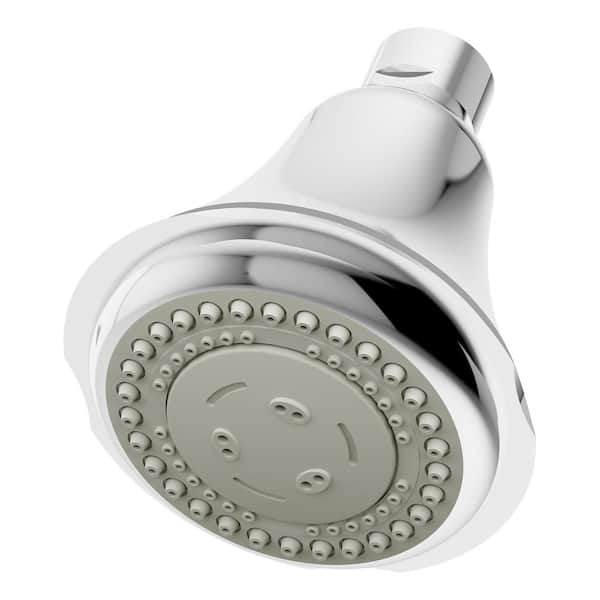 Symmons 3-Spray 3.2 in. Single Wall Mount Fixed Shower Head in Polished Chrome