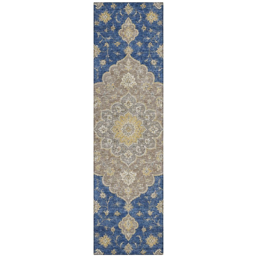 Chantille Machine Washable Indoor/Outdoor Abstract ACN3081 Baltic 2 ft. x 7 ft. Runner Rug price history on PriceWatchPro