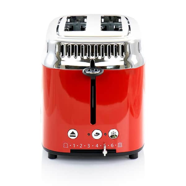Russell Hobbs Retro Style 2-Slice Toaster, Red, TR9150RDR