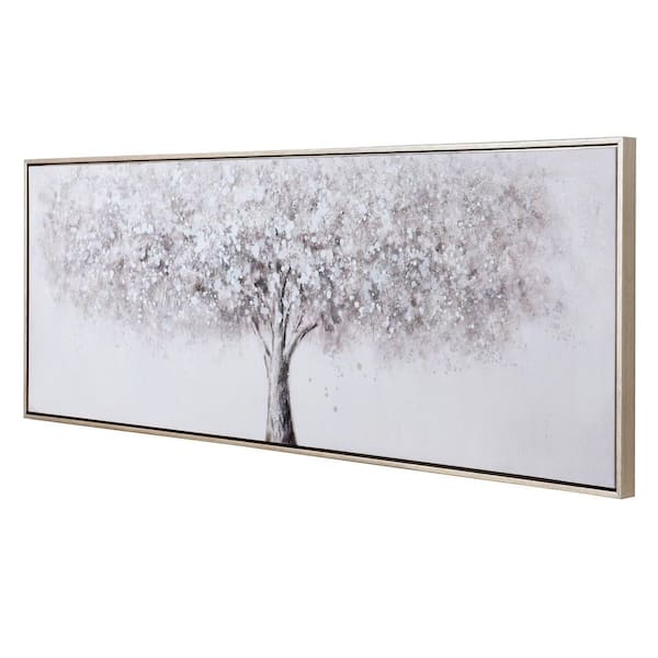 StyleCraft 1 Piece Framed Nature Art Print 19.7 in. x 55.1 in