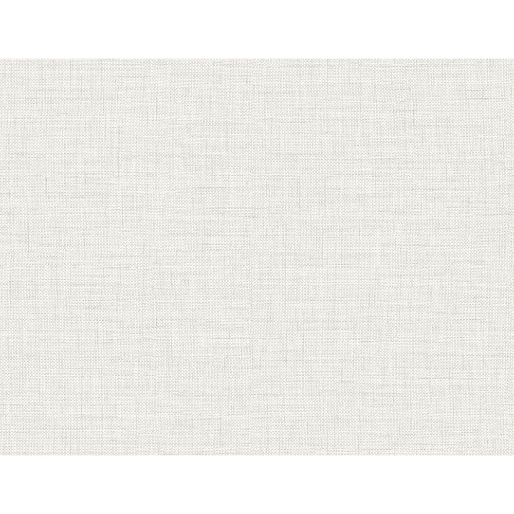 CASA MIA Linen Texture Light Grey Vinyl NonPasted Strippable Wallpaper