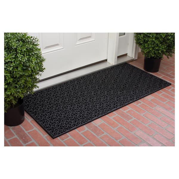 Alexandra Rubber 22 in. x 48 in. Door Mat
