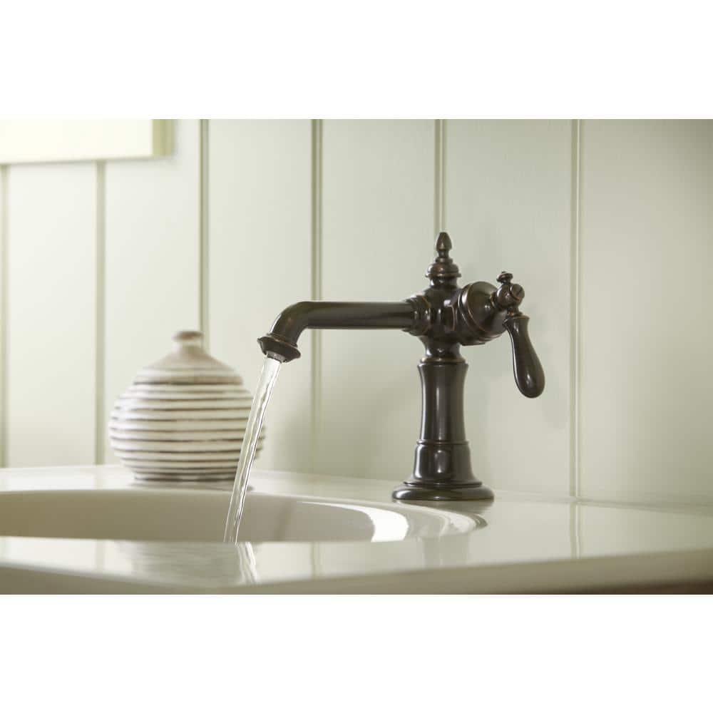 Artifacts Classic Oil-Rubbed Bronze Single-Handle Bathroom Faucet