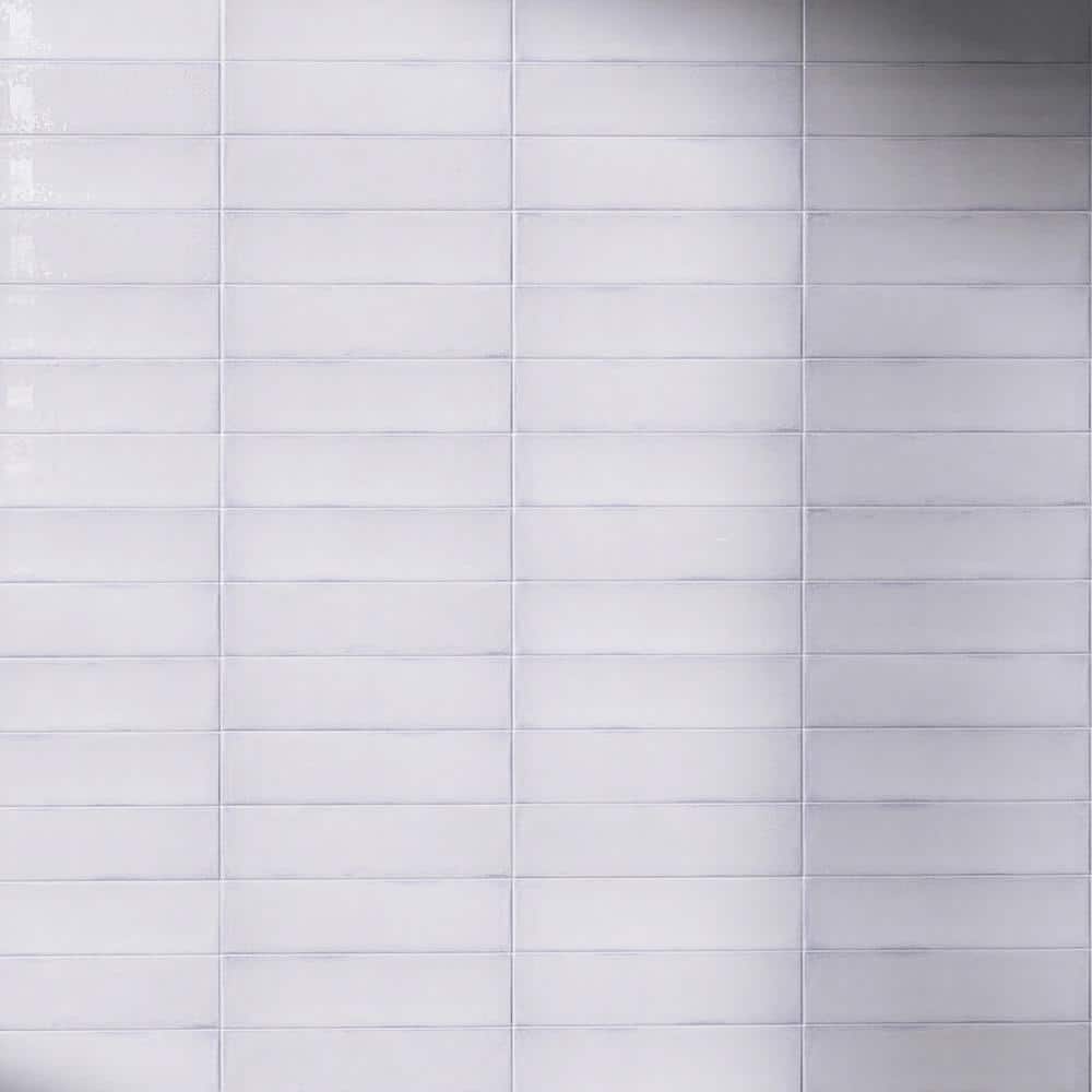 Iris Blanco White 11.8 in. x 2.9 in. Polished Ceramic Tile Sample price history on PriceWatchPro