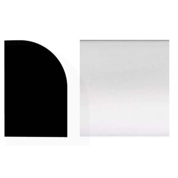 2046 3/4 in. x 5/16 in. x 144 in. PVC Composite Shoe Moulding
