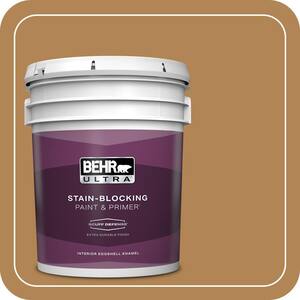 BEHR MARQUEE 1 qt. #S290-6 Golden Rice Matte Interior Paint & Primer ...