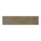 Continental Slate Brazilian Green 3 in. x 12 in. Porcelain Bullnose Floor and Wall Tile (0.25702 sq. ft. / piece)