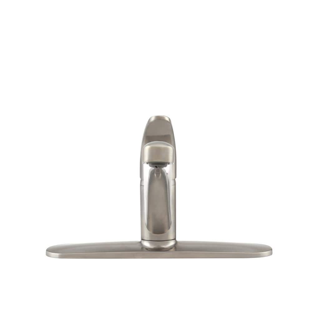 Stainless Steel Single Handle Kitchen Faucet with Side Spray
