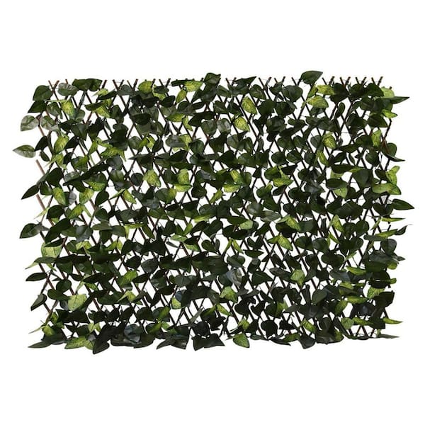 22 in. L x 120 in. W Mint Expandable Fence Privacy Screen for Balcony Patio Outdoor