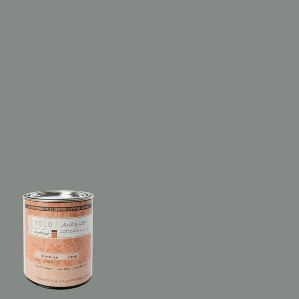 YOLO Colorhouse 1-Qt. Stone .07 Flat Interior Paint-DISCONTINUED