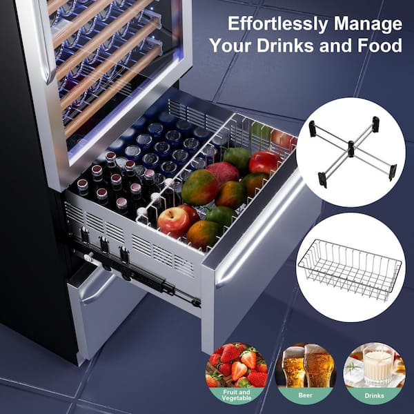 Reviews for SOZT 23.5 in.DualZone 86Wine Bottles And 148Cans Built