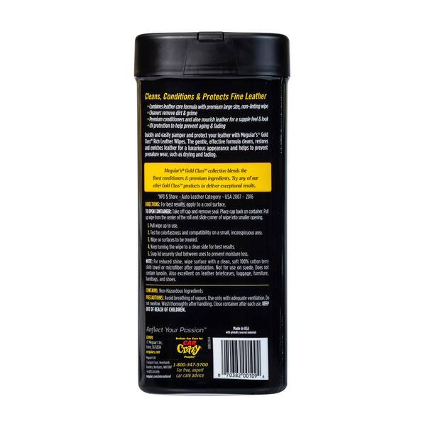 Auto Drive Conditioning Leather Wipes - 30 count 