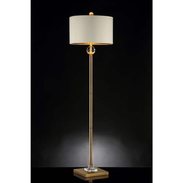 orb crystal floor lamp