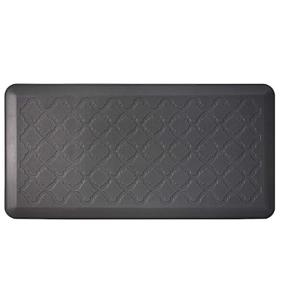 24 in. x 36 in. Multipurpose Black Rubber Mat