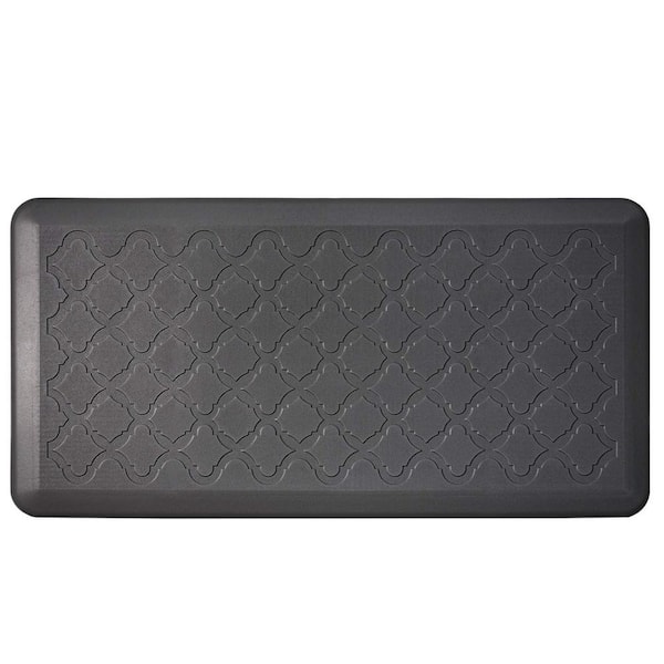 Art3d Gray 39 in. x 20 in. Anti-Fatigue Kitchen Mat Commercial