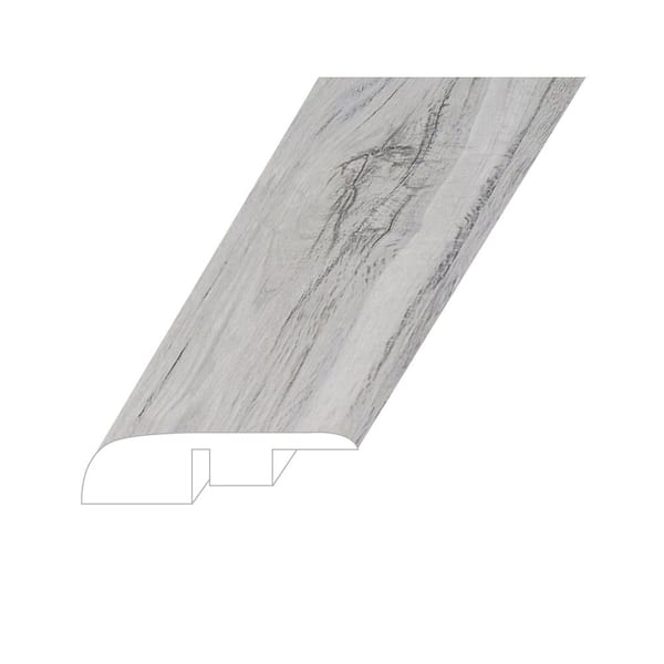 Montserrat Manifesto Collection Aced Lead .59 in. T x 1.38 in. W x 94.49 in. L Vinyl End Cap Molding