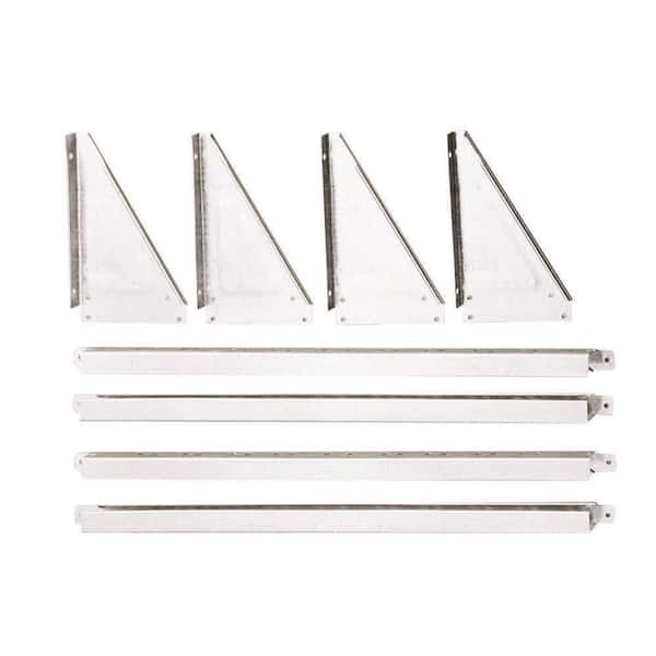 3 ft. W Galvanized Steel Shelf Kit