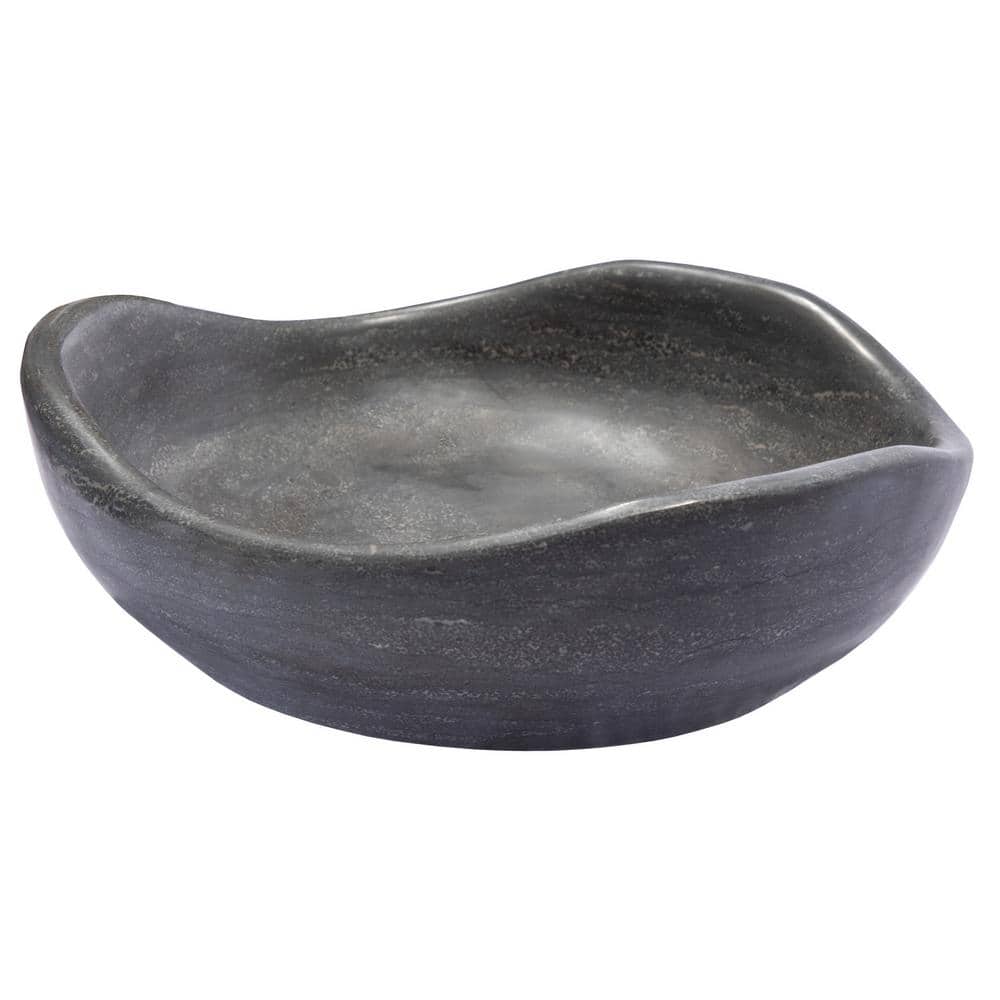 Eden 16'' Black Stone Freeform Vessel Sink