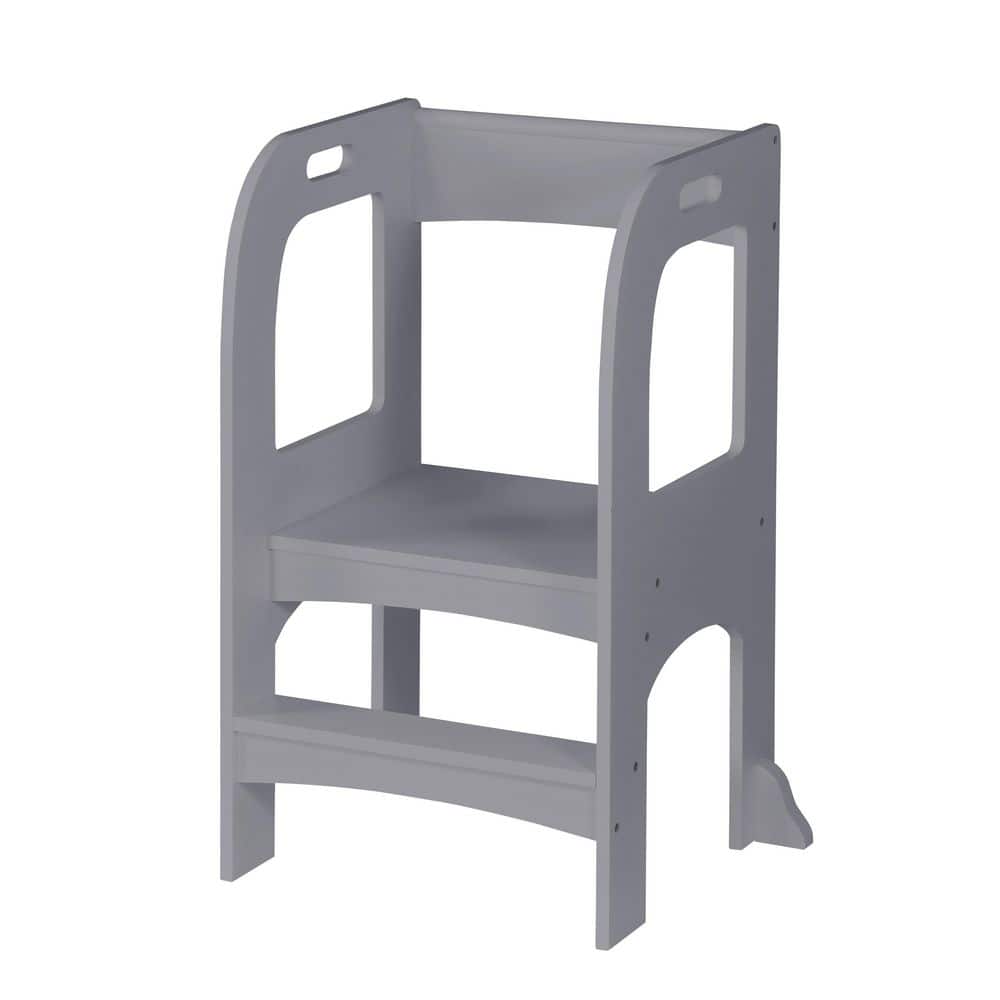 Avex Gray 2-Step 1.5 ft. Reach Height MDF Kids Standing Tower Step Stool with 50 lb. Load Capacity price history on PriceWatchPro
