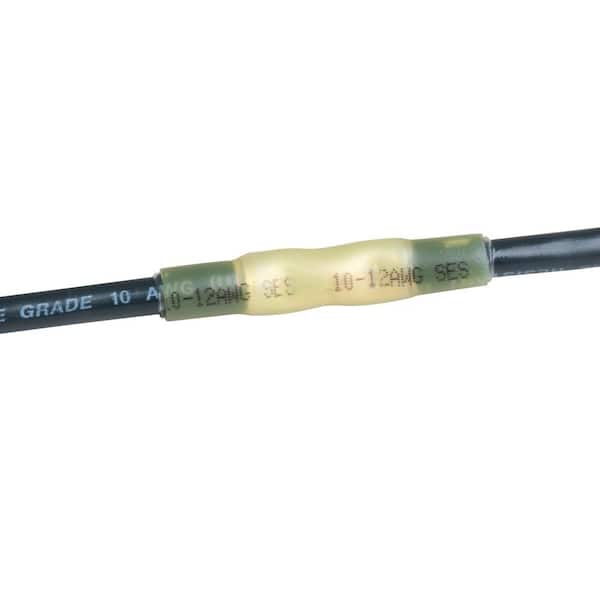 100 Connettori Spinotti Termorestringenti Gialli 12-10 AWG – Niagara Yacht - Foto 3