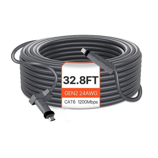 Starlink Gen 2 Cable, 32.8 ft. 24 / 01, Indoor / Outdoor, Durable Extension Cord for Standard Generation 2, Black