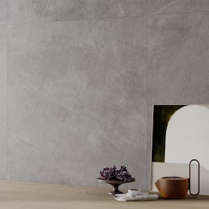 Monolith Slate Gray 47.24 in. x 47.24 in. Matte Porcelain Floor and Wall Tile (30.98 sq. ft./Case)
