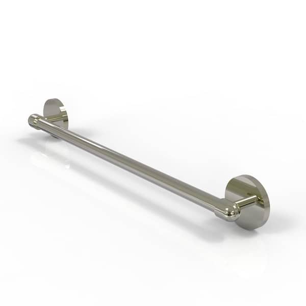 Allied Brass Tango Collection 24 in. Wall Mounted Single Towel Bar in Polished Nickel