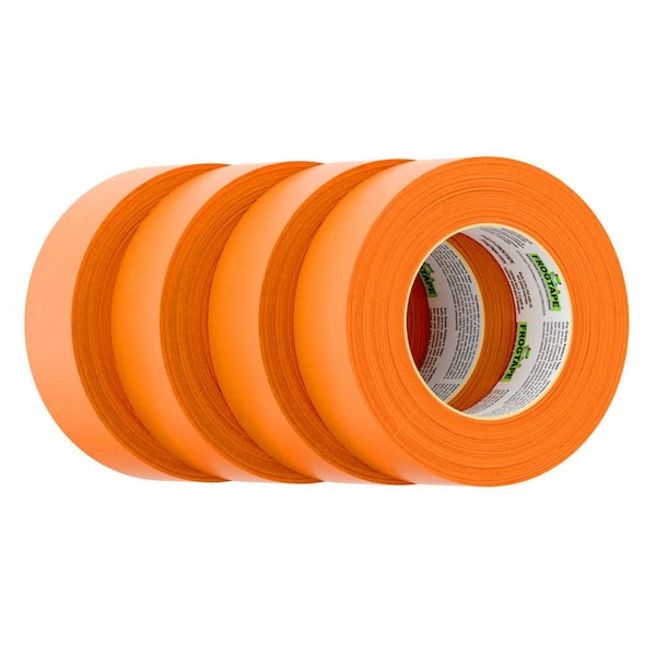 1 in x 60 yds Orange Colored Masking Tape