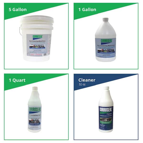 Corroseal Water-Based Quart Rust Converter and Metal Primer - Main Image