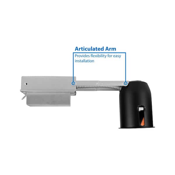 NICOR 2 in. Airtight IC Rated Remodel LED Recessed Housing 12202R