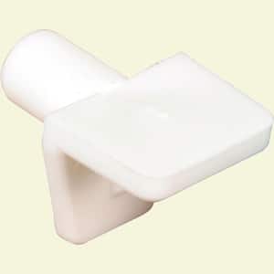 Shelf Support Peg, 5 mm., White Plastic