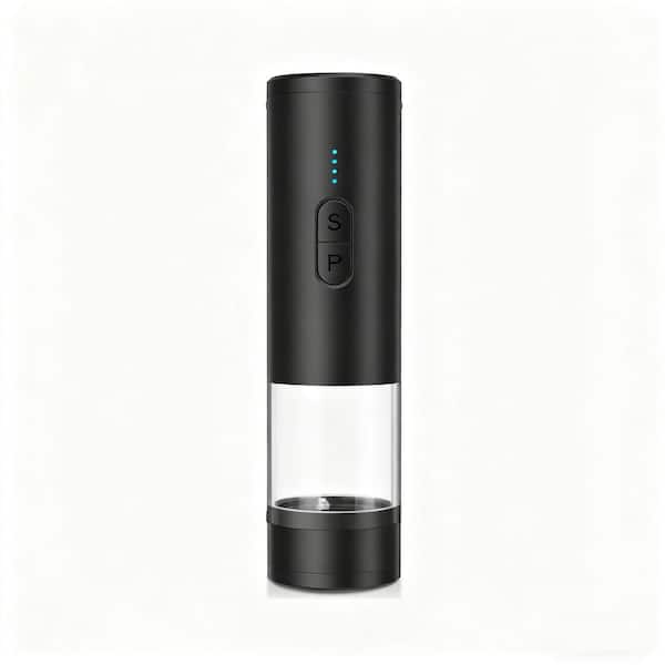 2 in 1 Electric Salt and Pepper Grinder Set, USB Rechargeable,  Battery Display, LED Light, Adjustable Coarseness