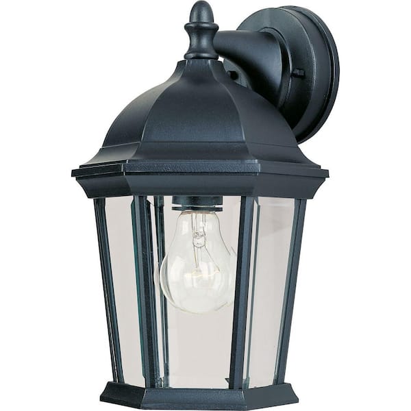 Builder Cast 1-Light Black Outdoor Wall Sconce