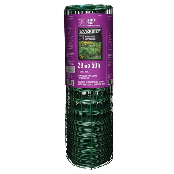Everbilt 2 3 Ft X 50 Ft Pvc Green Garden Fence Welded Wire 308376eb The Home Depot Everbilt 2 3 Ft X 50 Ft Pvc Green Garden Fence Welded Wire 308376eb The Home Depot
