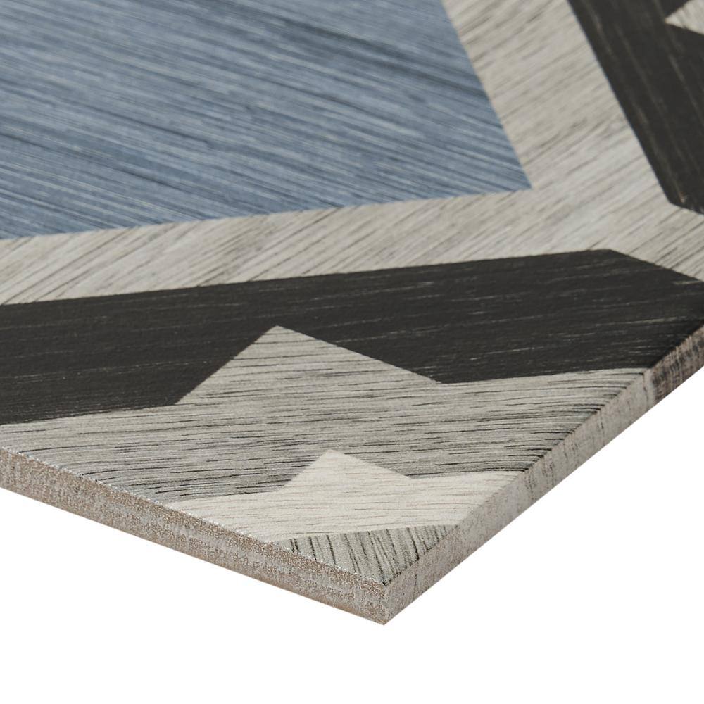 Ventura Starwood 8" x 8" Multicolor Matte Porcelain Tile