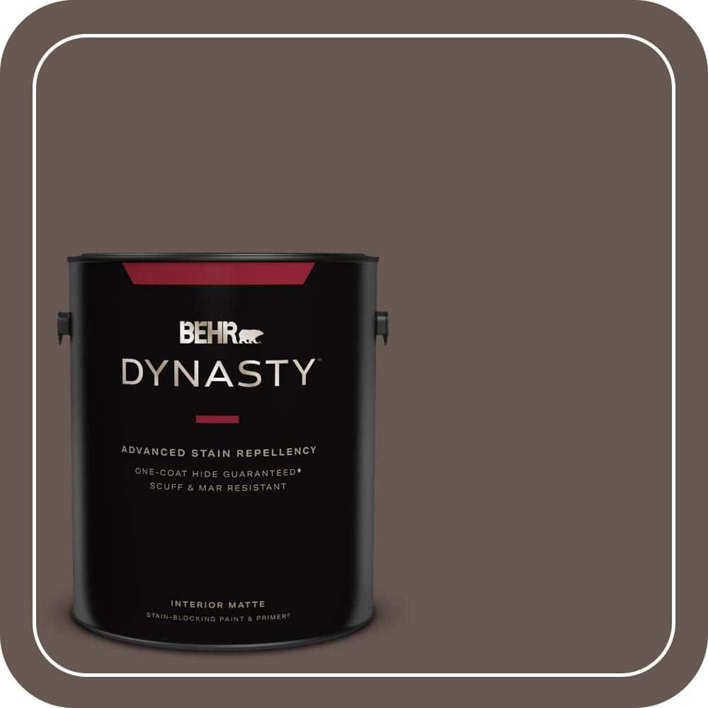 1 gal. Home Decorators Collection #HDC-FL14-10 Pine Cone Brown Matte Interior Stain-Blocking Paint & Primer price history on PriceWatchPro